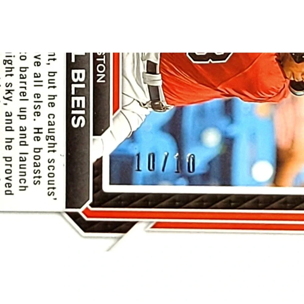 2023 Miguel Bleis RC Auto's all /10 Boston Red Sox Top Prospect